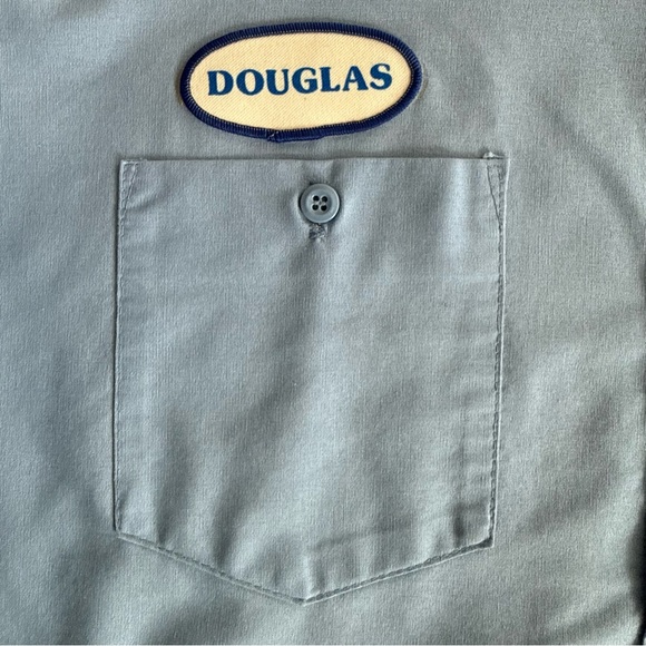 Vintage 90s The Gadjits Hellcat Records Dickies Work Shirt USA ~ Size XXL - Picture 8 of 10